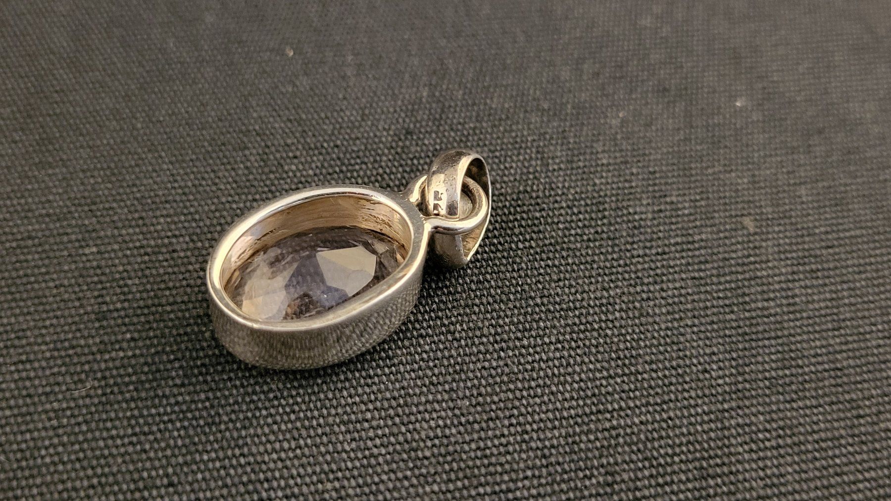 Ciondoli: Silber-Anhänger mit klarem Stein – Usato da Basel venduto da spinne02 3