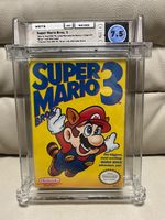 RARE LEFT BROS! Super Mario Bros 3 Nintendo NES WATA