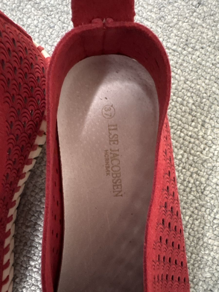 Ilse Jacobsen Scarpe da donna: Schuhe Slipper, Ilse Jacobsen, Rot – Nuovo (secondo la descrizione) da Matzingen venduto da carola71 1
