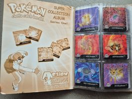 Pokémon sammelalbum Vintage Flipz Action Artbox 🔥1999