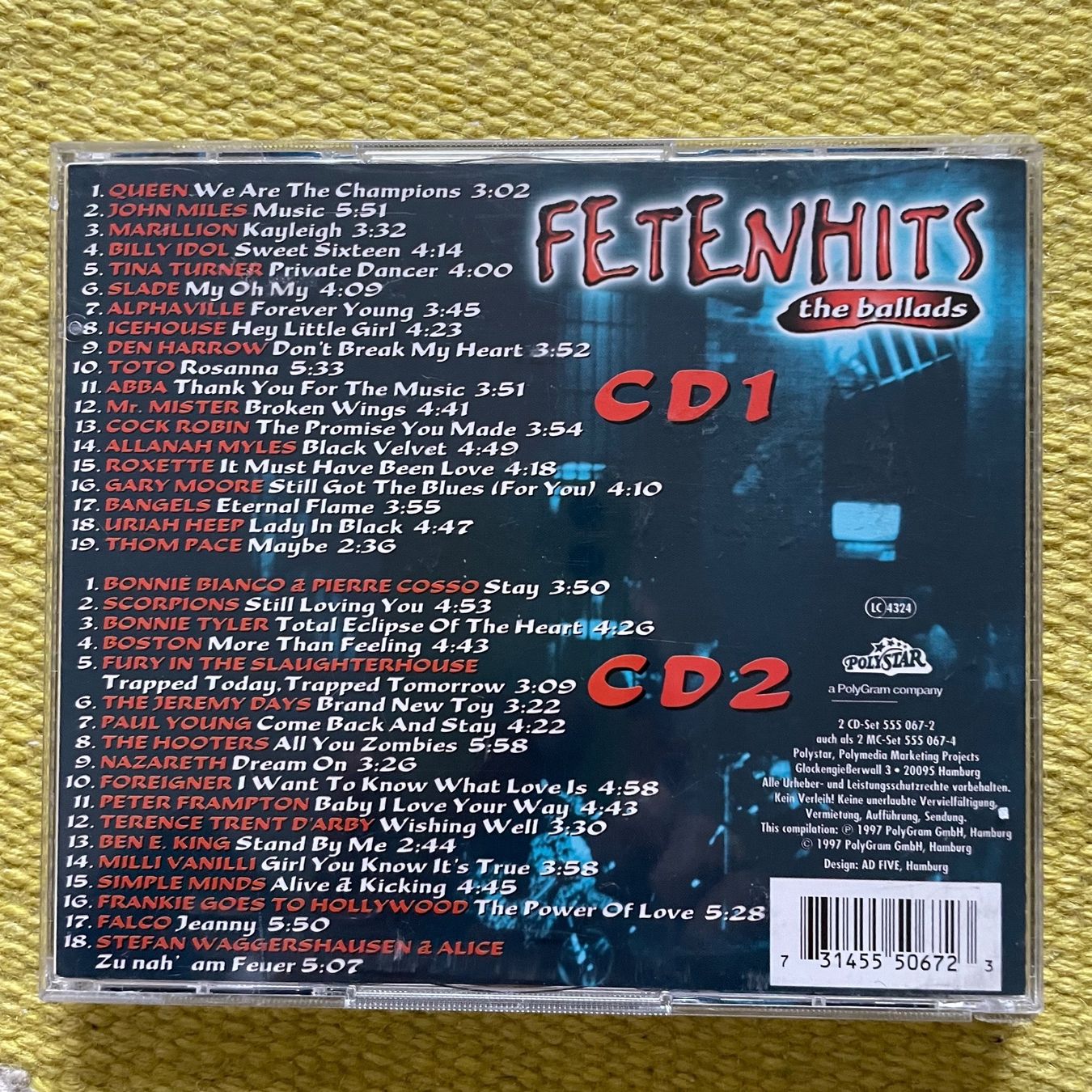 CD: FETENHITS-2CD THE BALLADS – Usato da Rorschacherberg venduto da CD-Roli 1