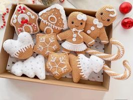HÄKELSET Lebkuchen Amigurumi diy Set / Anfängerfreundlich