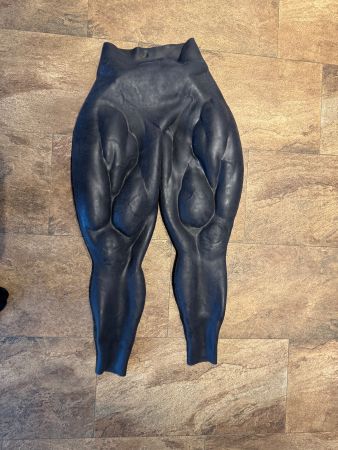 SMITIZEN Black Silicone Realistic Muscle Pant Cosplay
