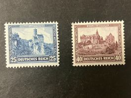 Deutsches Reich 1932, Mi 477-78 **, KP 190.--