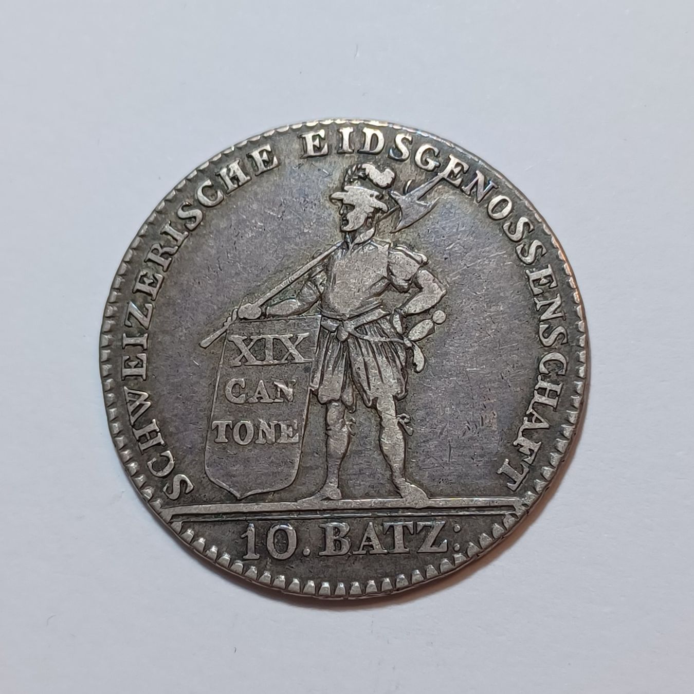 Tutti le monete: 10 Batzen 1812 Luzern – Usato da Pfäffikon ZH venduto da Schweizer_Muenzen 1