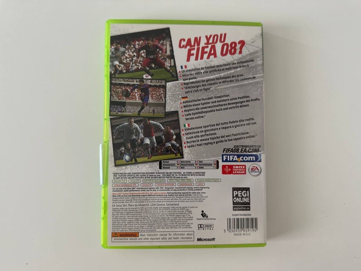 Giochi: FIFA 08, Xbox 360 – Usato da Couvet venduto da Aura_aura 2