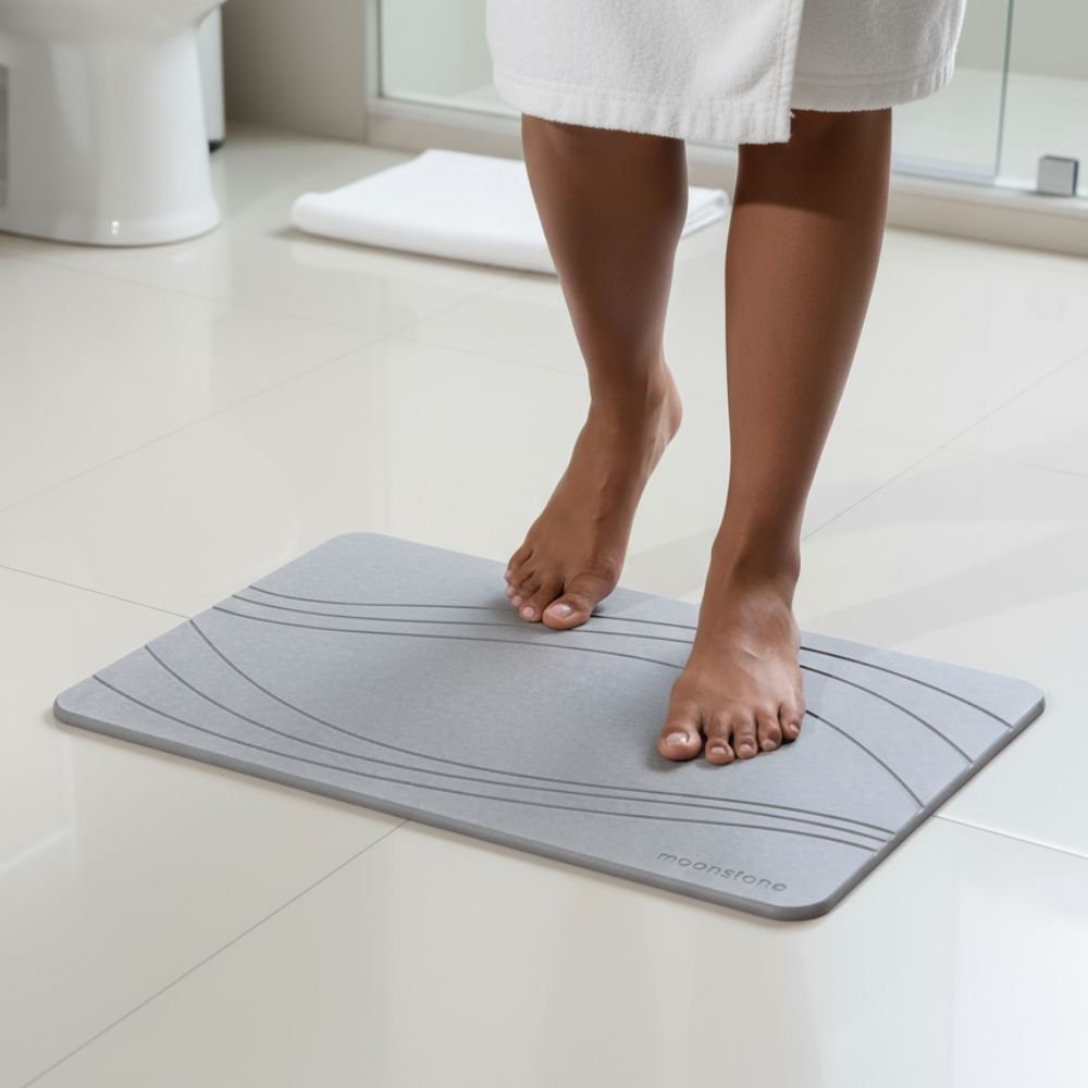 Teppiche: Badematte Terra Vela hellgrau aus Kieselgur – Neu und originalverpackt aus Dietlikon von Salesmax 2