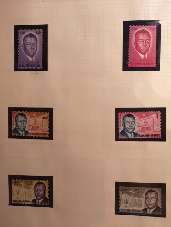 50 Verschiedene Briefmarken Aus Burundi – Sondermarken Für Sammler, Ungesehen, Prophila Qualität