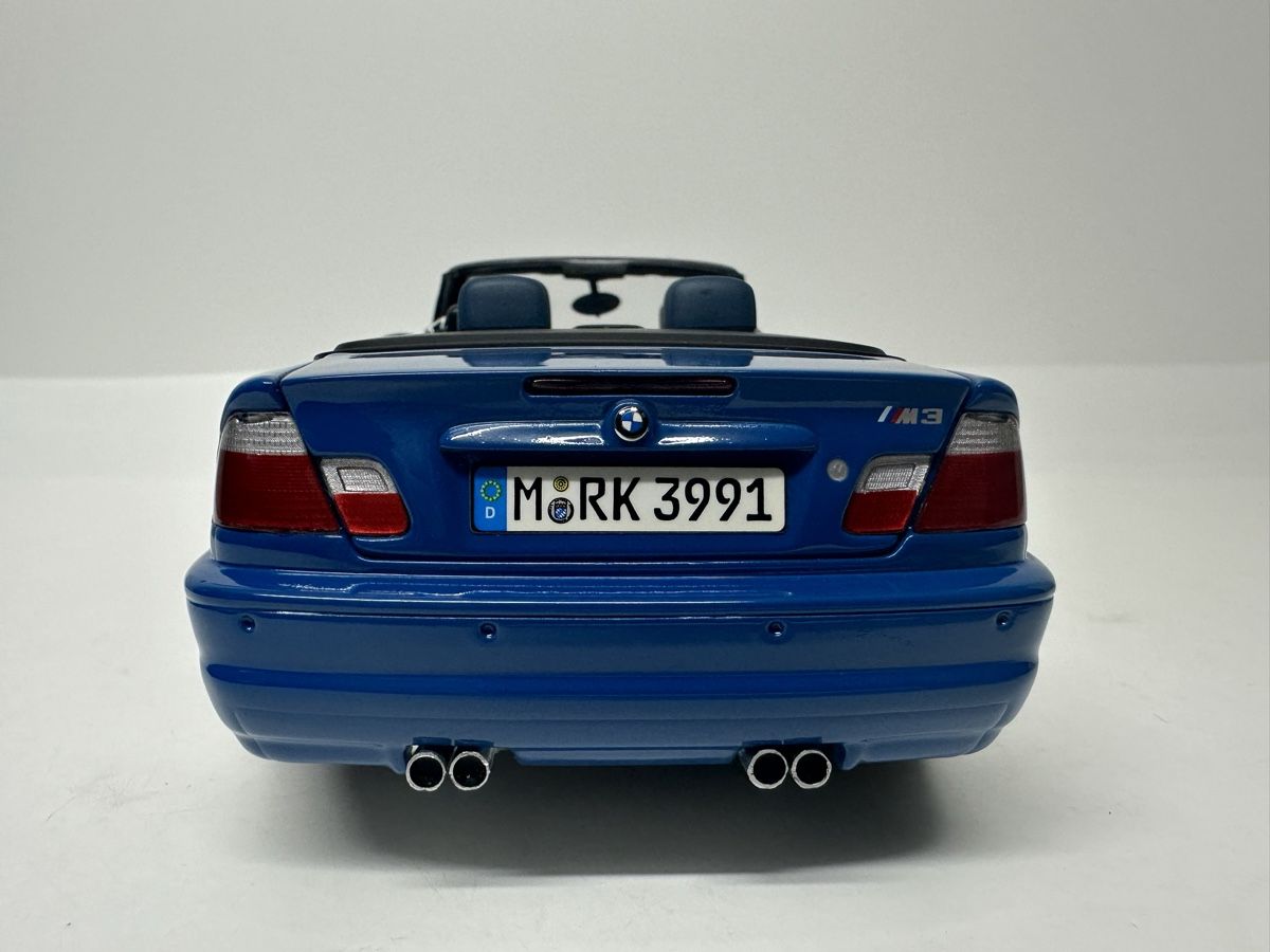 Kyosho Modellini d'auto: BMW M3 E46 Cabriolet 1:18, blau, KYOSHO – Usato da Zofingen venduto da rf9_x2xt 5