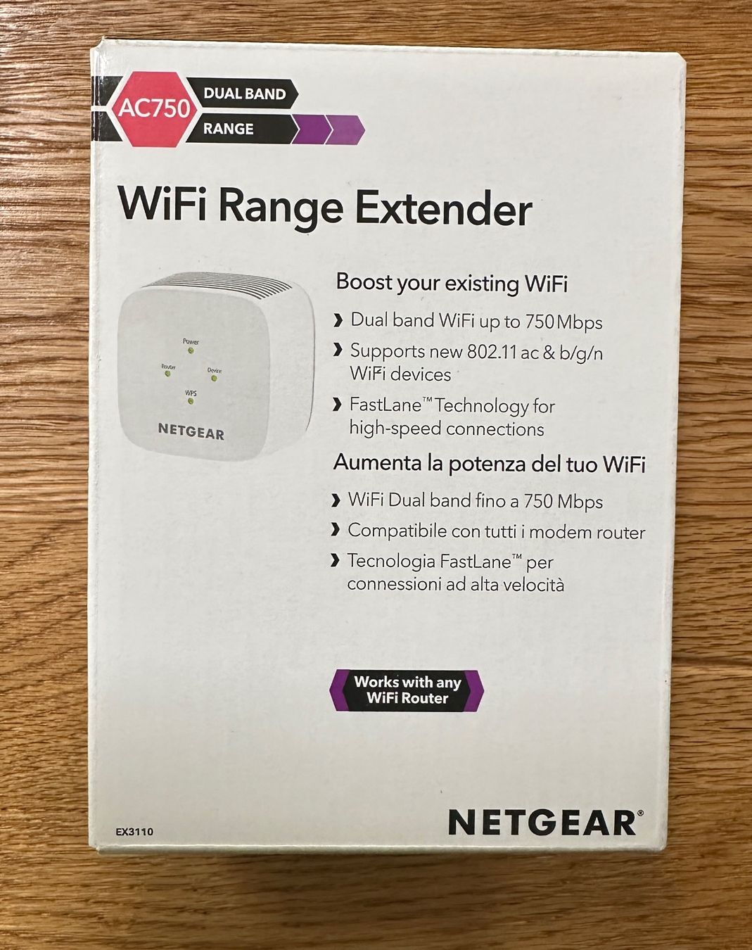 Netgear WiFi: WiFi Range Extender von NETGEAR – Nuovo (secondo la descrizione) da Winterthur venduto da rove13 1