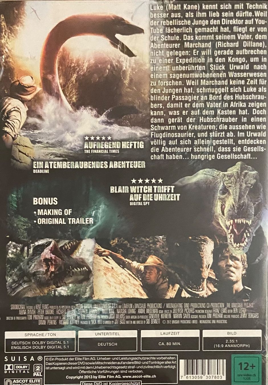 Tous les DVDs: THE DINOSAUR PROJECT DVD • Horror – D'occasion à Luzern par Lycka 1
