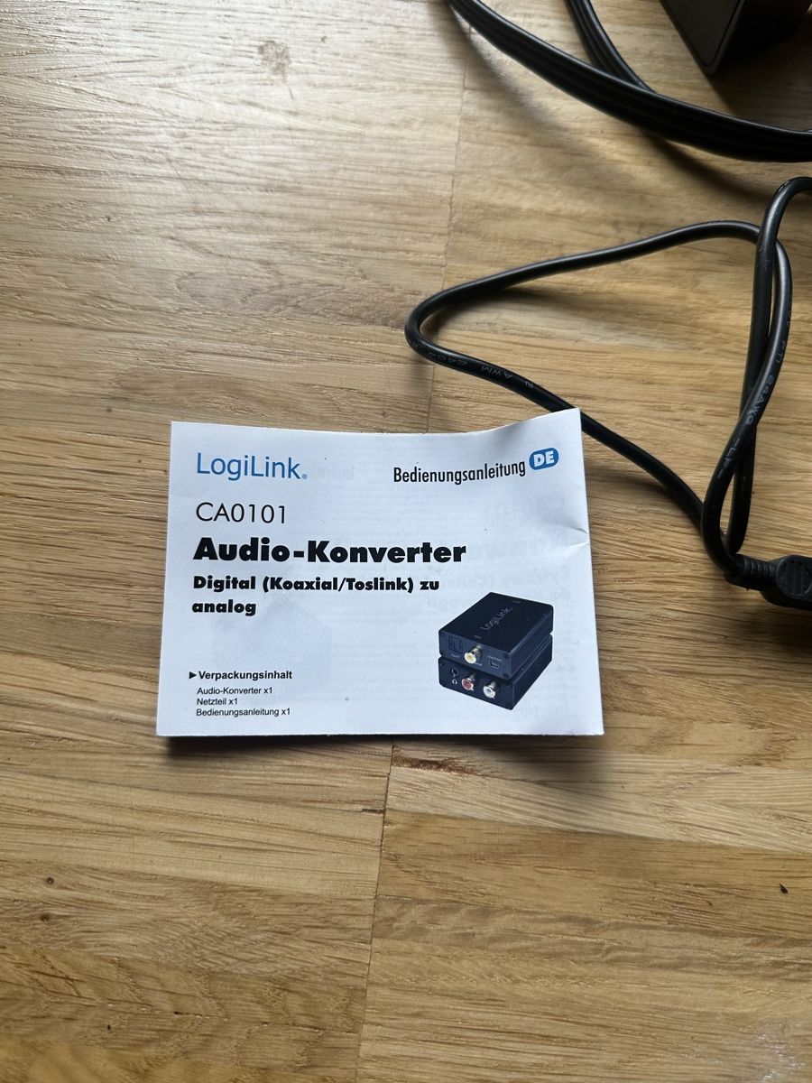 Convertitori: LogiLink Audio Converter CA0101: Optimiere das Klangerlebnis – Usato da Basel venduto da donald_duck_313 1