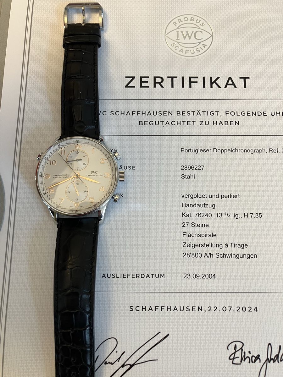 IWC Orologi: IWC Portugieser Doppelchronograph Ref. 3712 – Nuovo (secondo la descrizione) da Jonen venduto da ursi161066 7