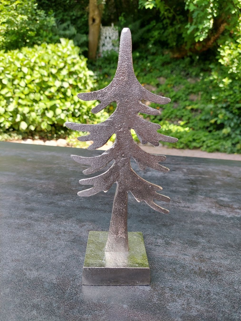 Tutte le decorazioni: Dekorativer Metallbaum,  Silber – Usato da Brunnen venduto da Livianda 1