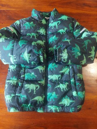 H&M Dinosaurier Winterjacke Grösse 134
