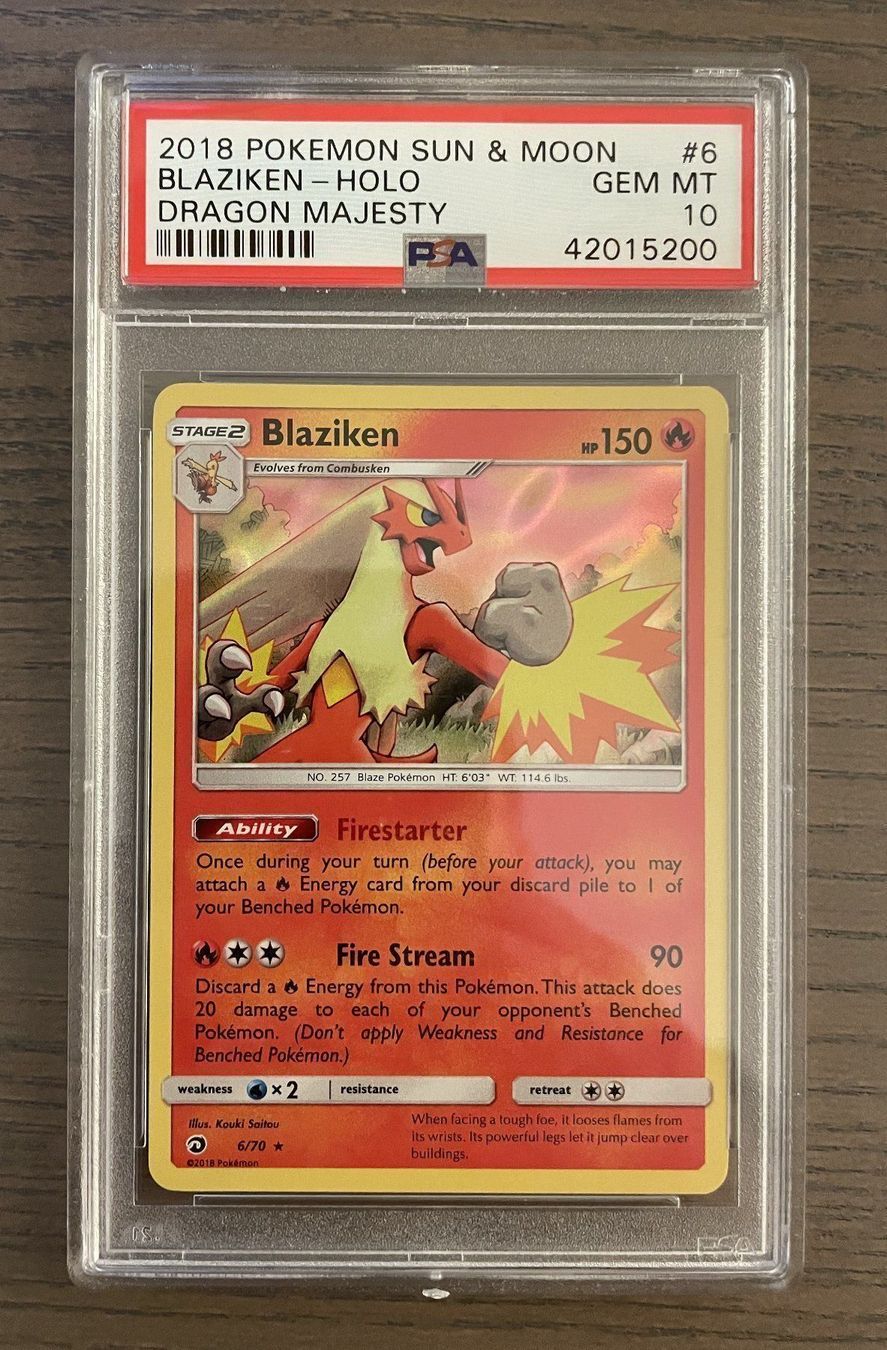 Pokémon Carte collezionabili: Pokémon Blaziken Holo PSA 10 – Usato da Frauenfeld venduto da ThePhantom