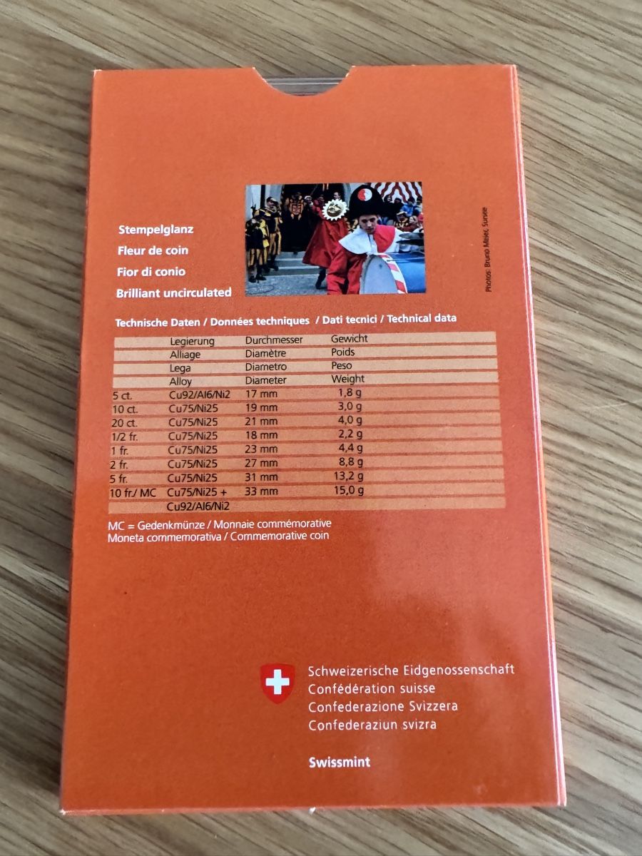 Toutes les monnaies: Schweizer Münzsatz 2014 Stempelglanz  Uncirculated OVP – Neuf avec emballage d'origine à Basel par triniswiss68 1