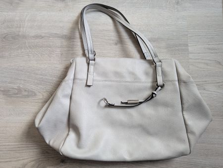 Elegante Schultertasche - Grau - Viel Stauraum