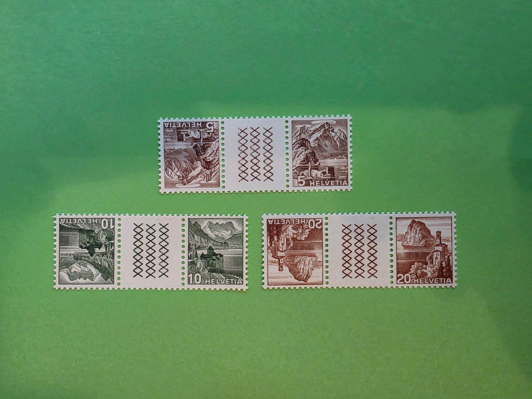 Tutti i francobolli: 1948 Zwischenstege S657-S59, postfrisch** – Nuovo (secondo la descrizione) da Leimbach AG venduto da jaja79