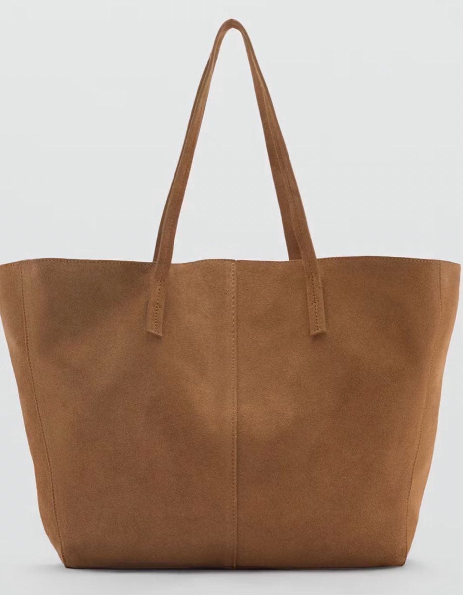 Mango Borse da donna:  Mango Shopper-Tasche aus echtem Veloursleder – Nuovo (secondo la descrizione) da Däniken SO venduto da tin_9g9h 1