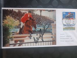 Marcus Ehning - handsignierte Karte mit Sonderstempel FDC