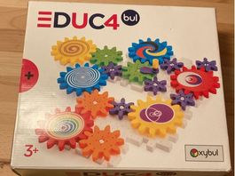 Jeu de construction Educa, engrenages colorés - Créativité!