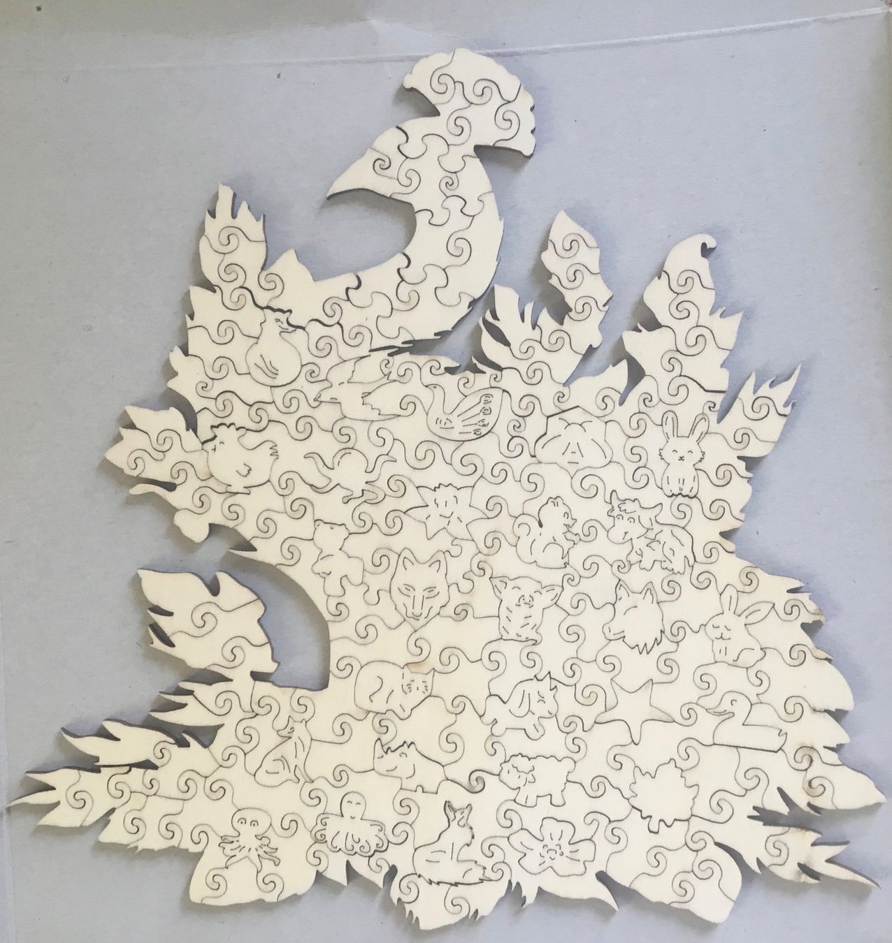 Puzzle: Holzpuzzle Pfau – Nuovo (secondo la descrizione) da Diessenhofen venduto da quinto9 2