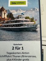 Gutschein Schiffahrt Thuner Brienzersee Tageskarte