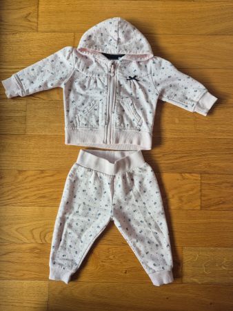 Mon Coeur Baby Mädchen Jacke mit Hose - Pastellrosa Gr. 68