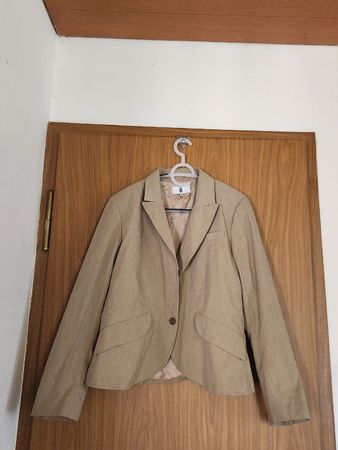 Veste Irene Van Ryb taille 46 beige 30% polyamide 3% lycra