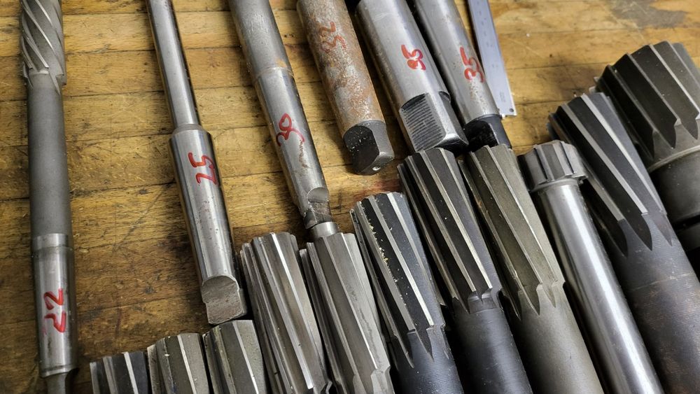 Maschinenreibahlen Set 9-teilig HSSE-TiN H7 – Titanbeschichtet, Größen D5 Bis D20 Mm, Für Professionellen Einsatz