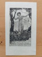 Exlibris Bruno Heroux - Original Radierung Erotik