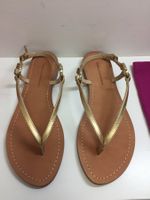 NEW Diane Von Furstenberg Gold Sandal US SIZE 8 EU 38.5/39