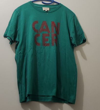 T-shirt Sézane vert avec inscription taille S 