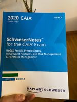 CAIA Level 1 Book 2 Kaplan Schweser Notes von 2020