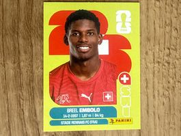 Panini FIFA WM 2026 Sticker Breel Embolo SUI 17