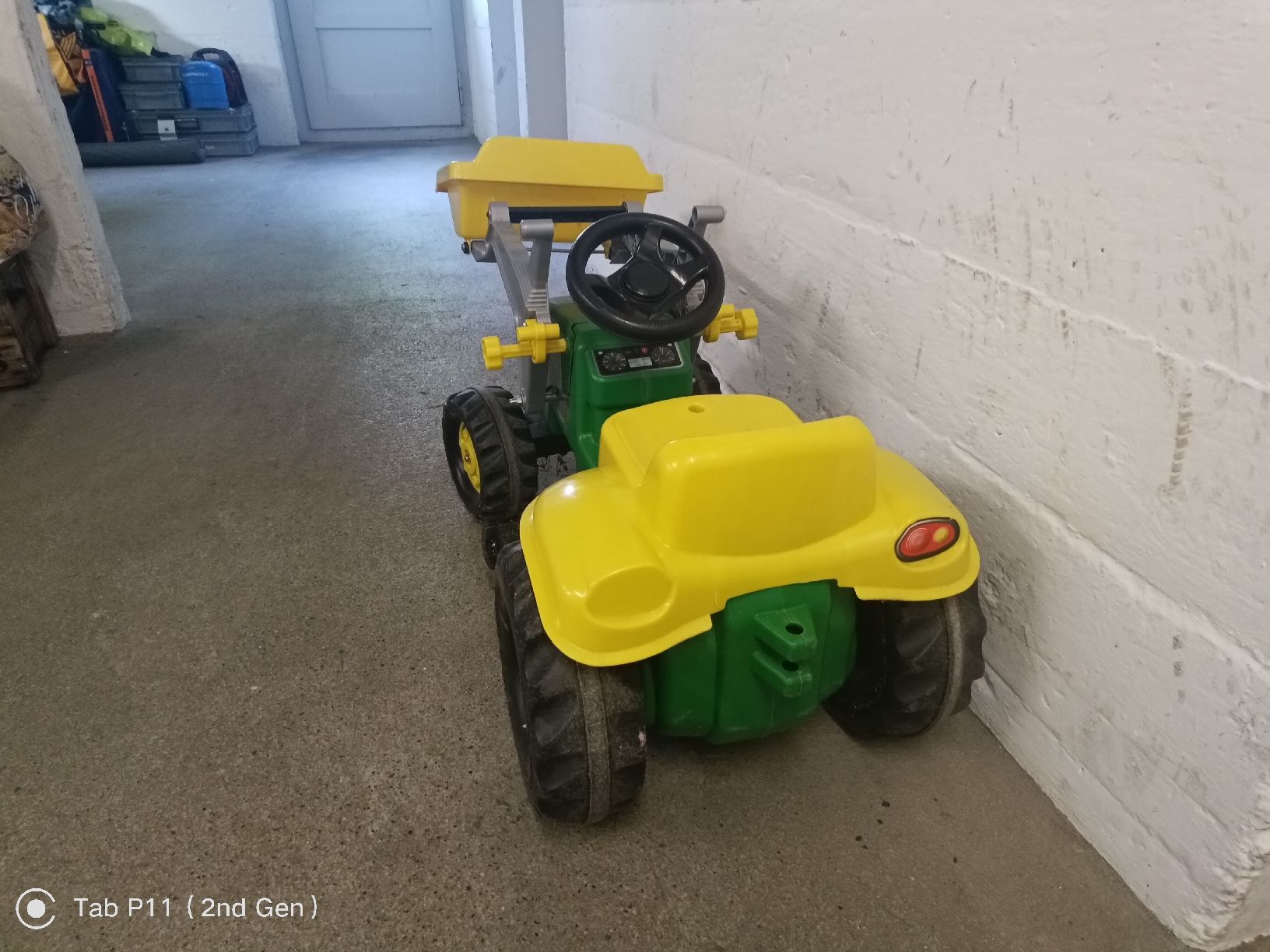 John Deere Veicoli per bambini: Kleiner Trettraktor mit Frontschaufel – Usato da Winterthur venduto da trailpimp 2