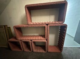 Multi Weinregalsystem aus regulierendem Hydroton