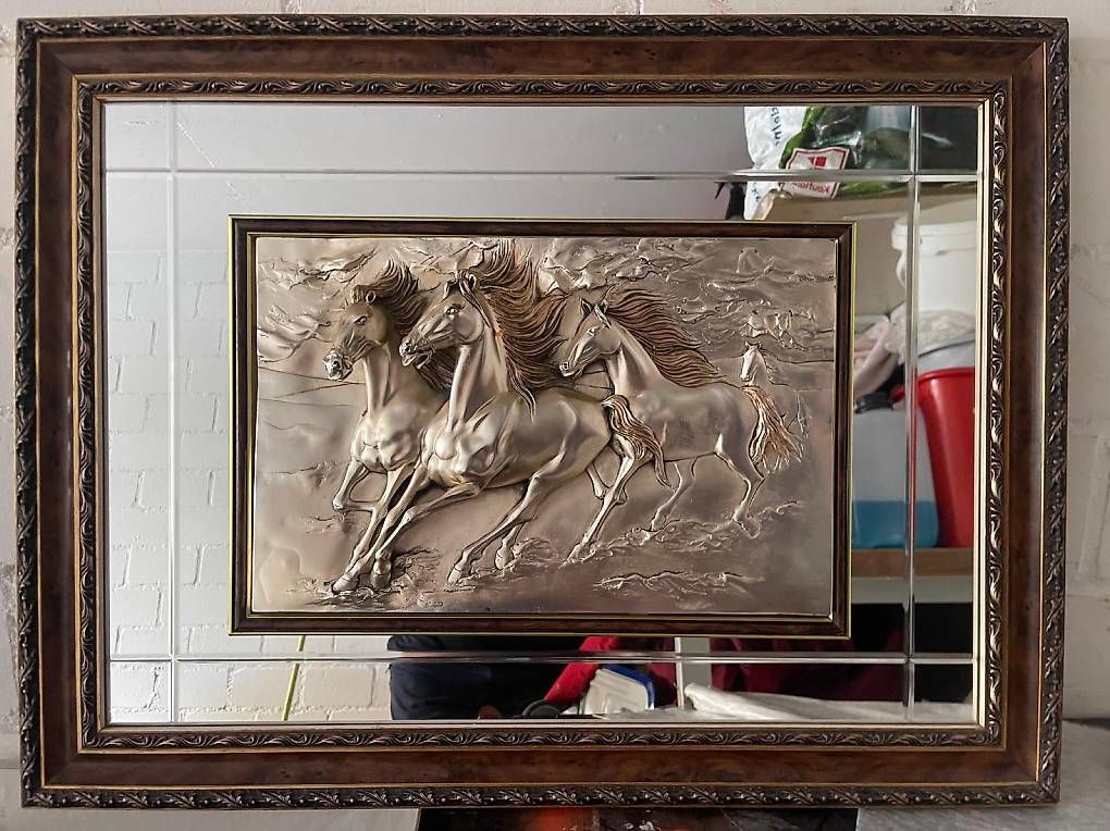 Spiegel: Spiegel mit 3D Motiv – Gebraucht aus Itingen von miriampetrucci