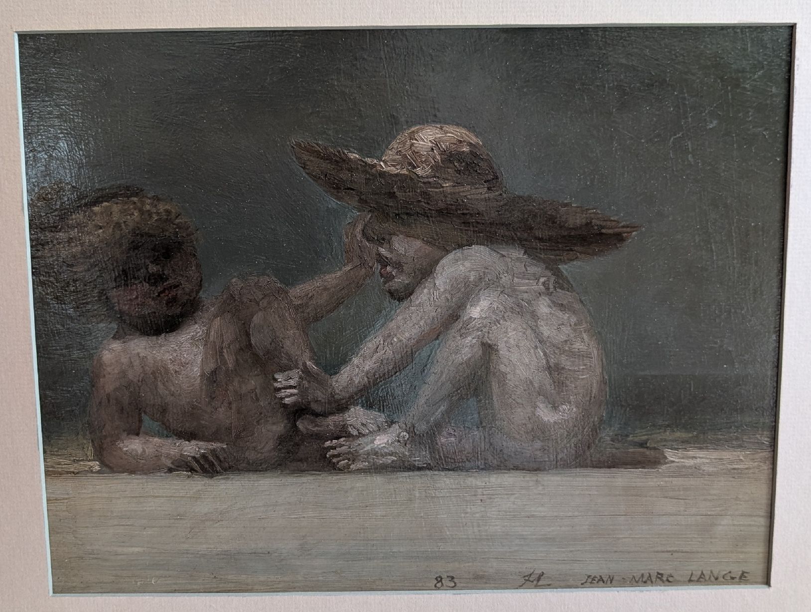 Dipinti: Jean-Marc Lange, 2 Kinder/Gnomen, 1983 – Nuovo (secondo la descrizione) da Zürich venduto da wme_2brc