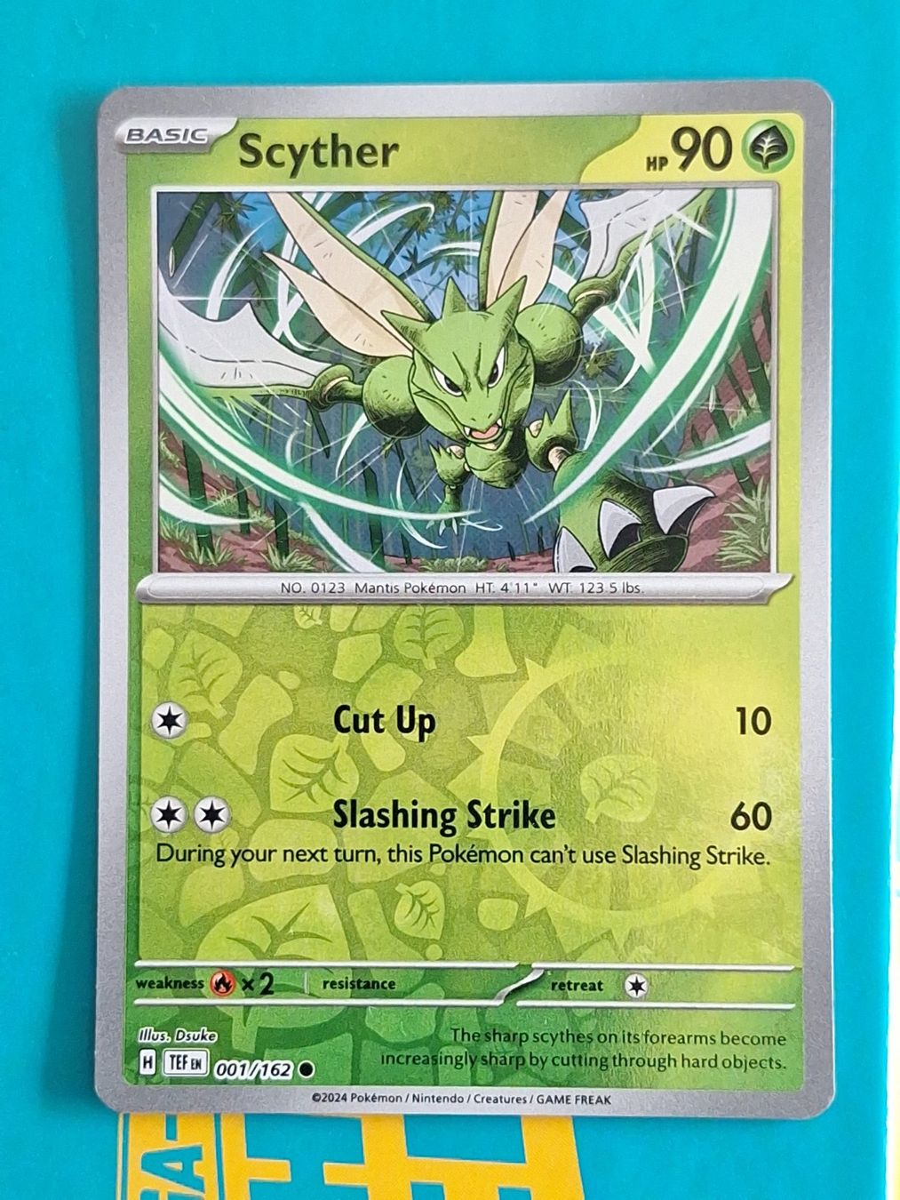 Pokémon Carte collezionabili: Scyther - Pokemon Temporal Forces Reverse Holo - #2.6 – Usato da Altstätten SG venduto da GGsGameshop