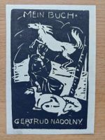 Exlibris Künstler unbekannt - Orig. Holzschnitt