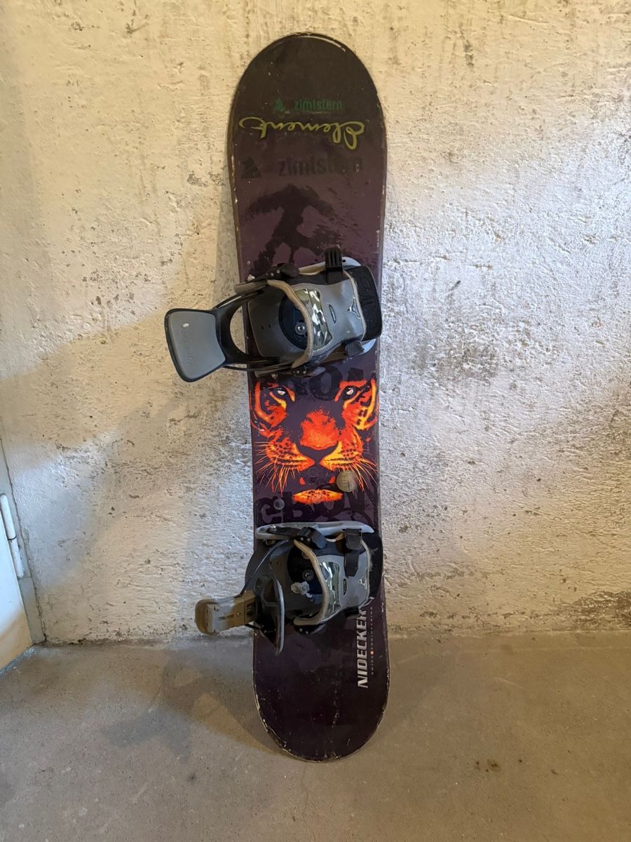 Boards: Nidecker Element Snowboard mit Tiger Design, Top Zustand! – Gebraucht aus Zürich von Loxnt