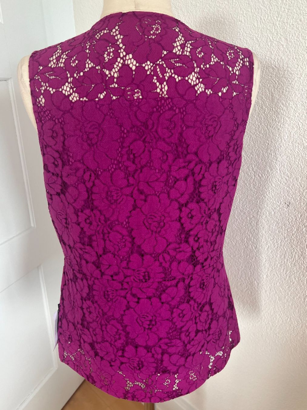 Colora Camicette: Colora Spitzen Bluse, Gr. L, Dunkelpink, NEU – Nuovo e nell'imballaggio originale da Worb venduto da farben20zauber 2