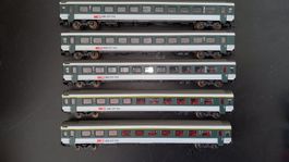 5 Personenwagen SBB, Arnold, Spur N