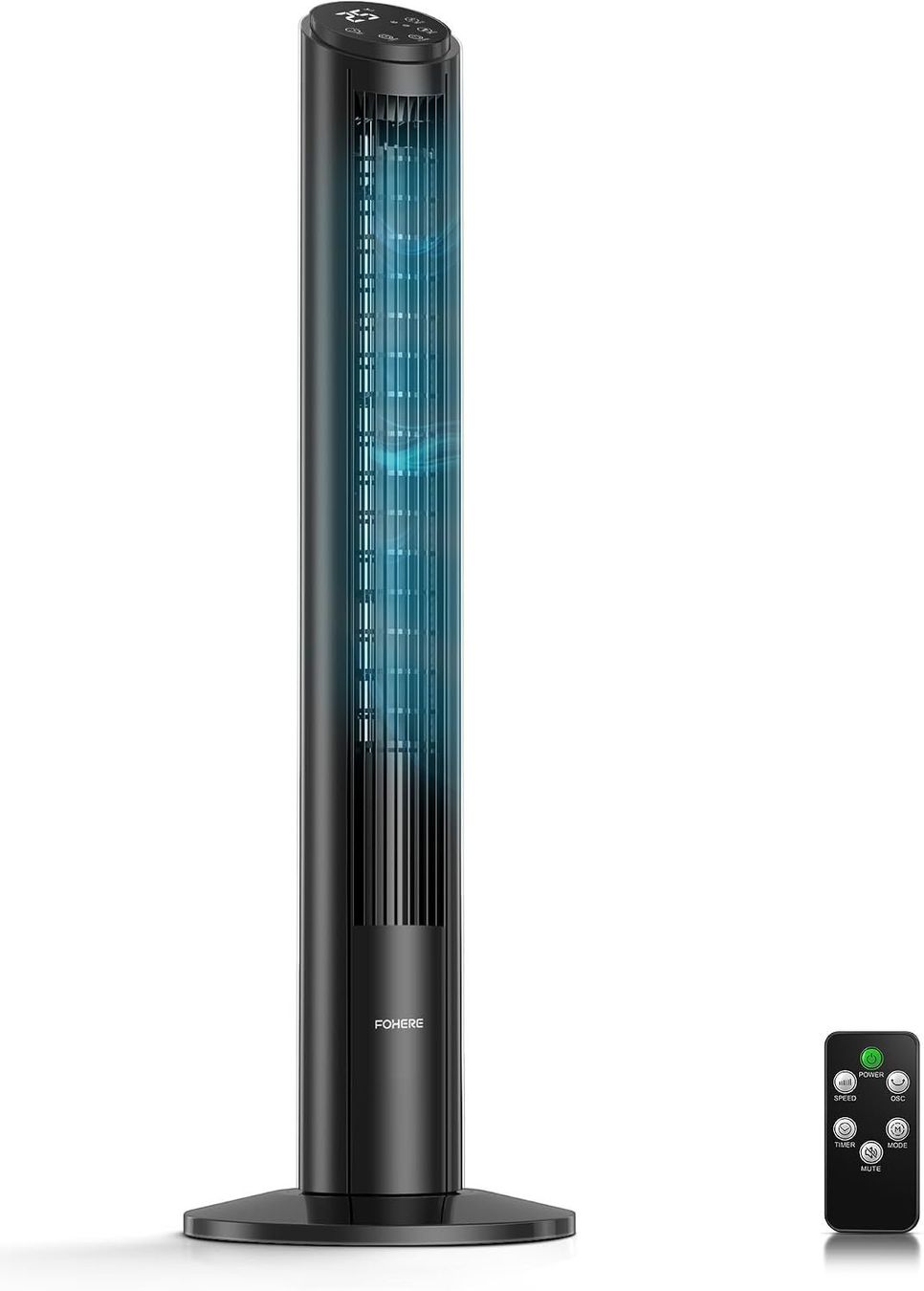 Ventilatori: Turmventilator mit Fernbedienung und Timerfunktion – Nuovo e nell'imballaggio originale da Herisau venduto da Senn24