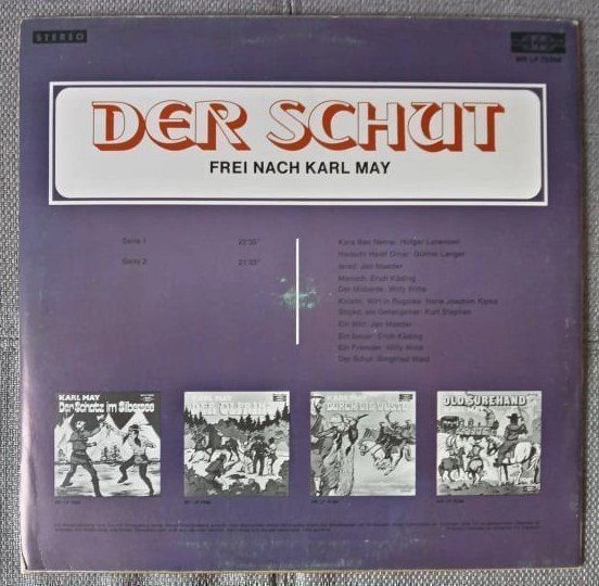 Schallplatten: KARL MAY - Der Schut - disque vinyl – Gebraucht aus Le Locle von borgespatricia 1