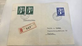 1939 Landi Felfpostbrief mit Retusche