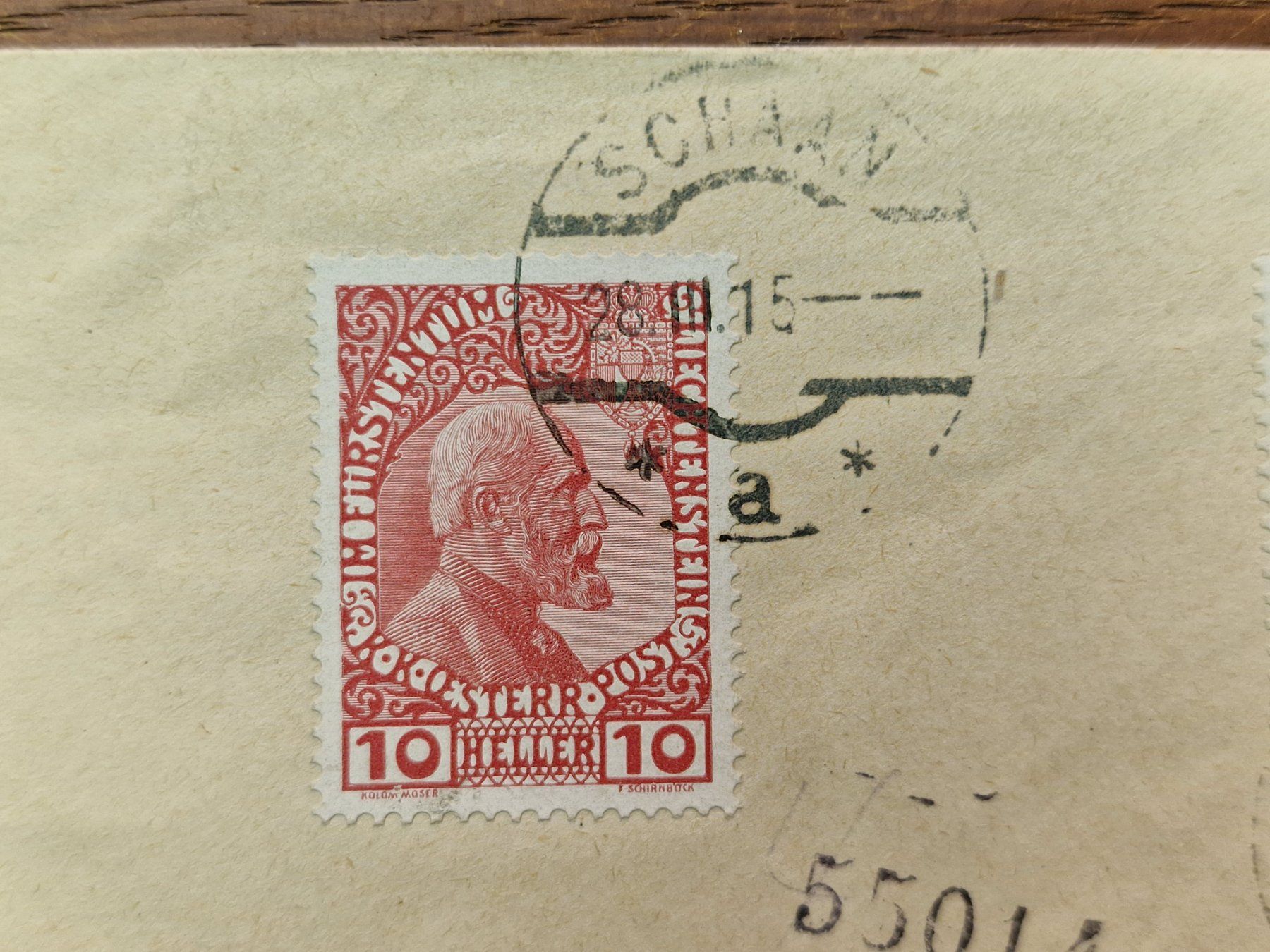 Tutti i francobolli: R-Brief Schaan-München 28.3.1915 – Usato da Aesch LU venduto da briefmarken.uray 2
