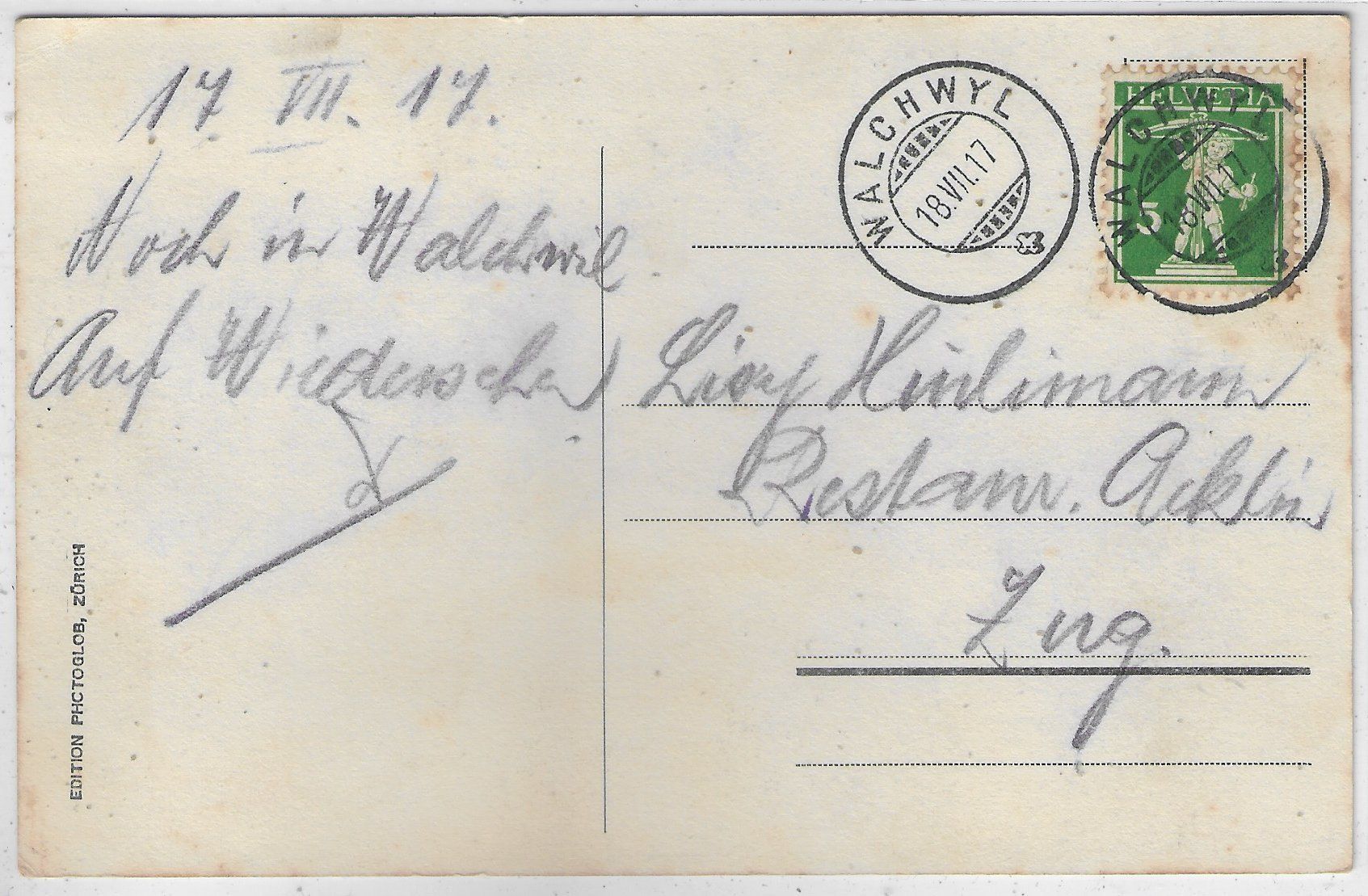 Cartes postales: Walchwil - Generalansicht – D'occasion à Ettingen par Kartenplanet 1